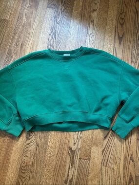 Offline by Aerie Cropped Crewneck Sweatshirt - Size L